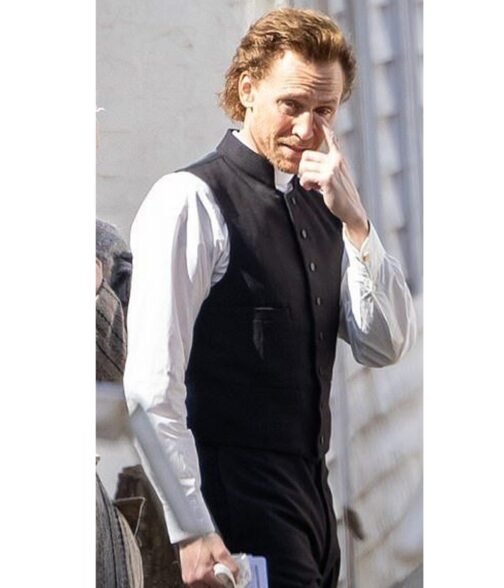 Tom Hiddleston The Essex Serpent Black Wool Vest - Image 2