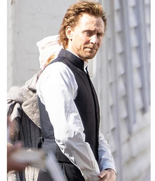 Tom Hiddleston The Essex Serpent Black Wool Vest - Image 3