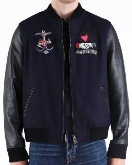 Spider-Man Homecoming NY Photocall Varsity Black Jacket