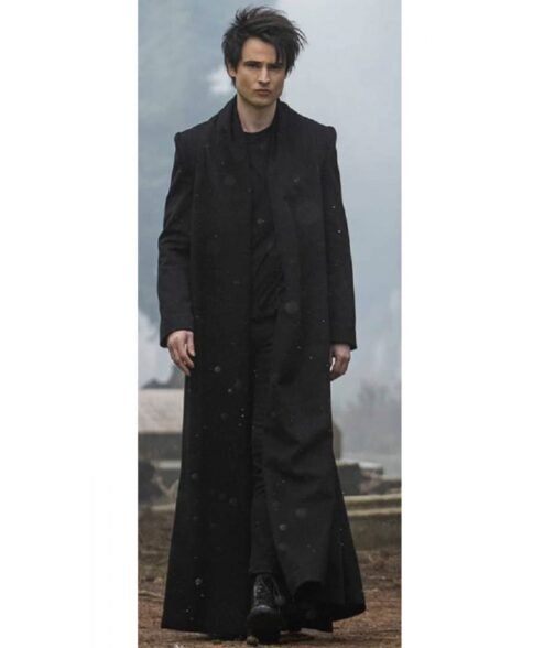 The Sandman Tom Sturridge Black Wool Coat - Image 16