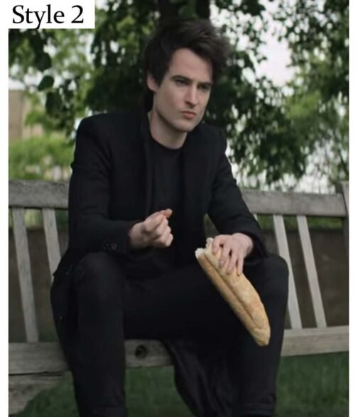 The Sandman Tom Sturridge Black Wool Coat - Image 4