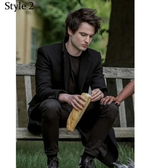 The Sandman Tom Sturridge Black Wool Coat - Image 15