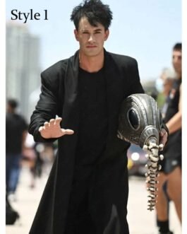 The Sandman Tom Sturridge Black Wool Coat