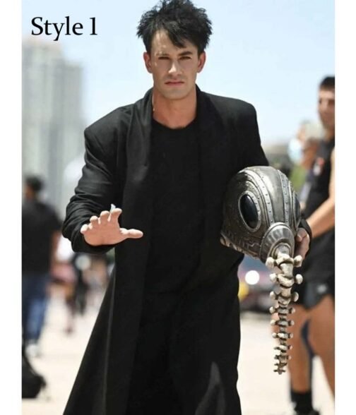 The Sandman Tom Sturridge Black Wool Coat - Image 2