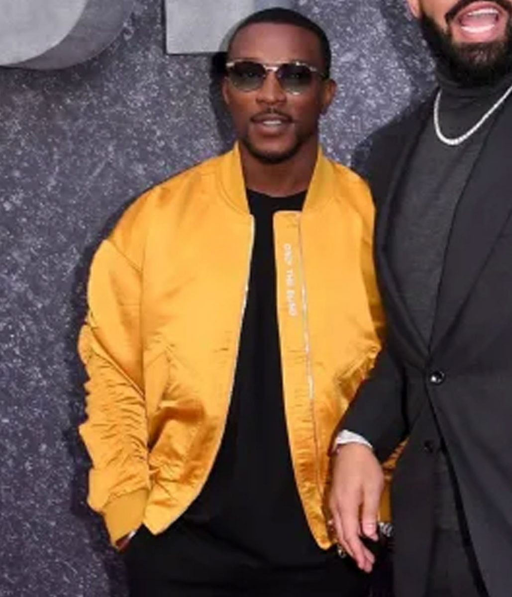 Ashley Walters Top Boy Season 3 Bomber Yellow Jacket - Image 11