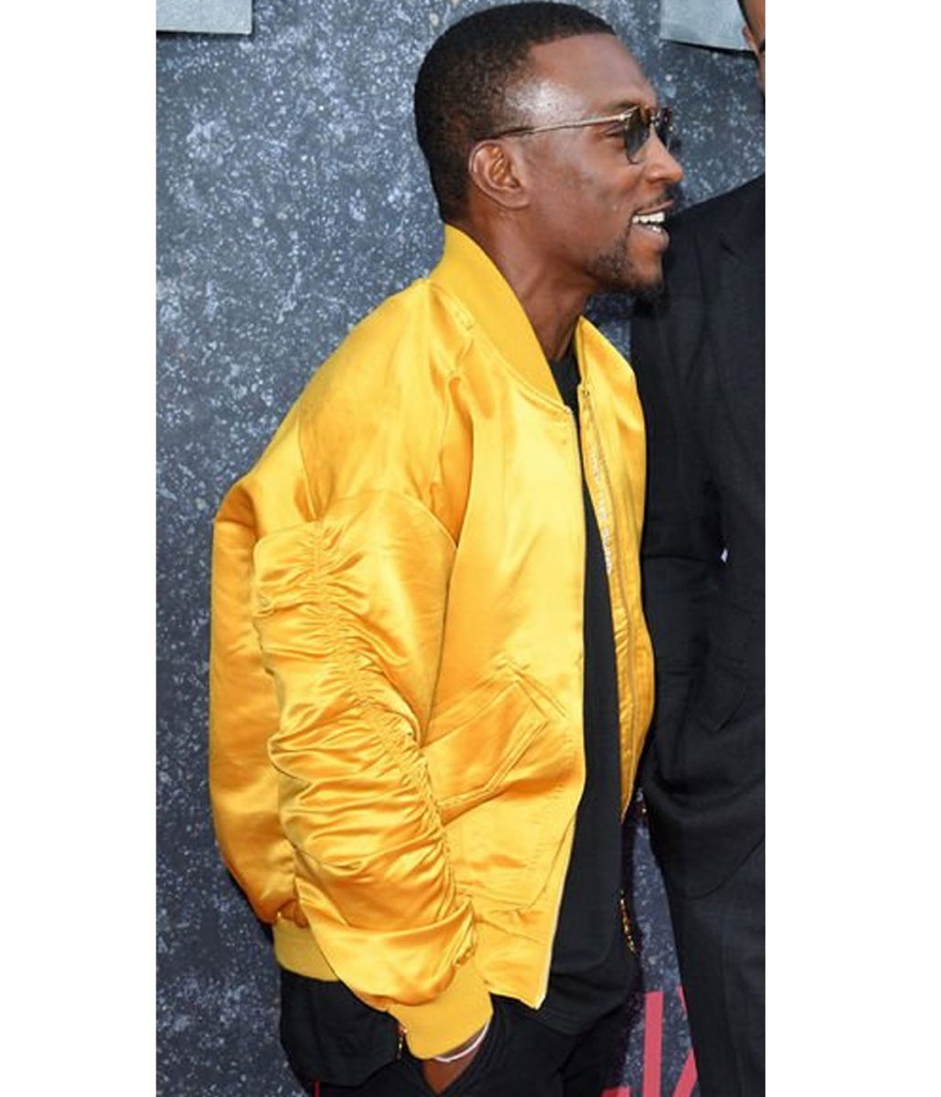 Ashley Walters Top Boy Season 3 Bomber Yellow Jacket - Image 12