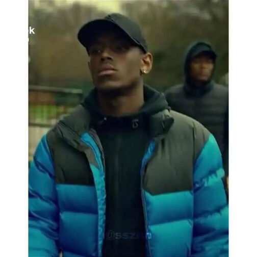Top Boy Micheal Ward Puffer Jacket - Image 13