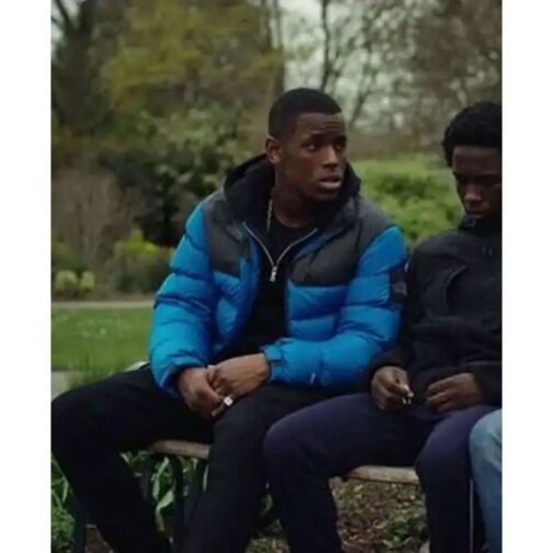 Top Boy Micheal Ward Puffer Jacket - Image 14