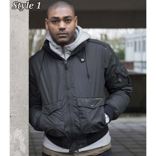 Kano Top Boy Season 04 Bomber Grey Jacket - Image 5