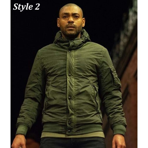 Kano Top Boy Season 04 Bomber Grey Jacket - Image 2