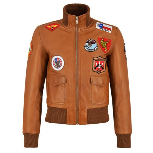 Navy Air Force Pilot Jet Fighter Leather Jacket
