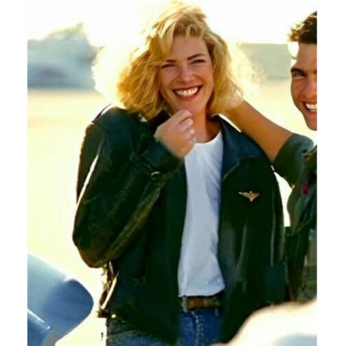 Top Gun Charlie Leather Jacket - Image 8