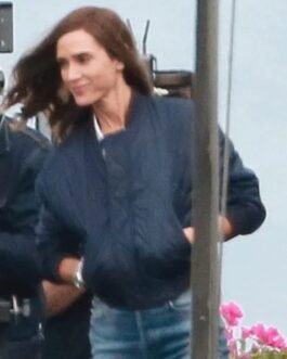 Jennifer Connelly Top Gun Maverick Blue Jacket