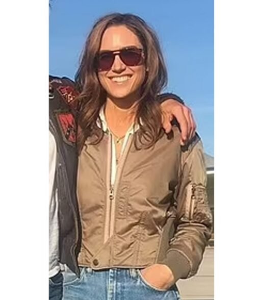 Jennifer Connelly Top Gun Maverick Brown Jacket - Image 5