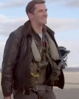 Jon Hamm Top Gun Maverick Flight A2 Leather Jacket