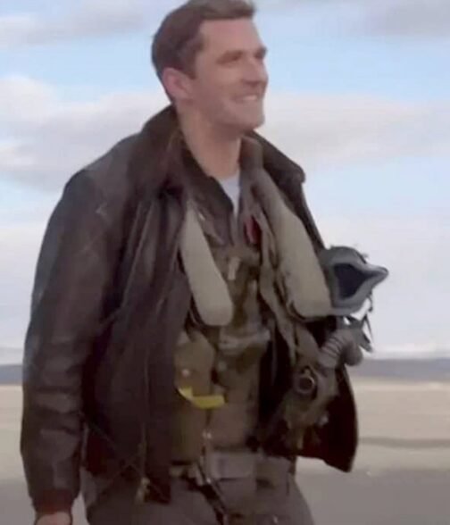 Jon Hamm Top Gun Maverick Flight A2 Leather Jacket - Image 2