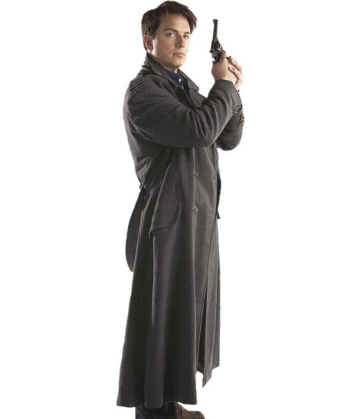 Captain Jack Harkness Torchwood Double Breasted Coat - Image 8