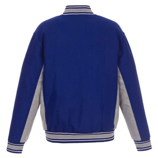 Toronto Blue Jays Accent Varsity Royal Wool Jacket - Image 2