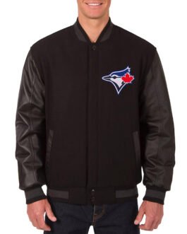 Toronto Blue Jays Varsity Black Jacket