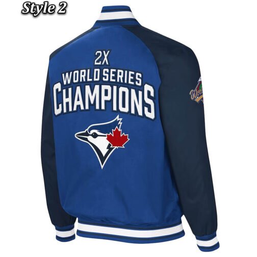 Toronto Blue Jays Challenger Royal/Navy Jacket - Image 5