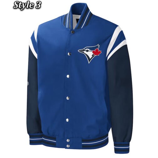 Toronto Blue Jays Challenger Royal/Navy Jacket - Image 3