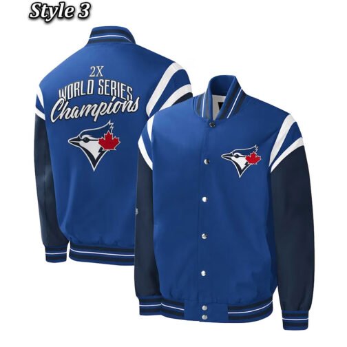 Toronto Blue Jays Challenger Royal/Navy Jacket - Image 9