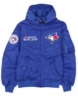 Toronto Blue Jays Historic L-2B Hooded Bomber Jacket