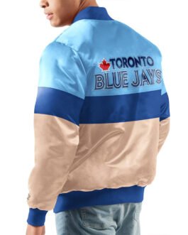 Toronto Blue Jays Powder Blue/Gold Tri-Color Jacket