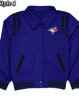 Toronto Blue Jays Sport Night Teddy Varsity Jacket
