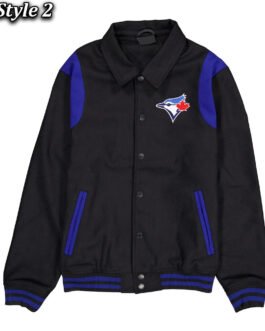 Toronto Blue Jays Sport Night Teddy Varsity Jacket