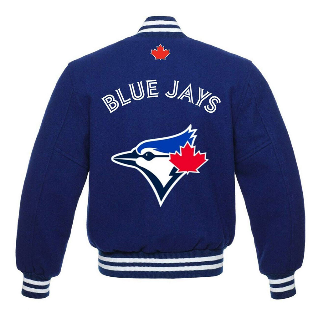 Toronto Blue Jays Varsity Royal Wool Jacket - Image 2