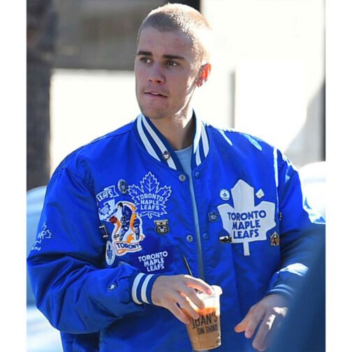 Toronto Maple Leafs Justin Bieber Jacket - Image 3