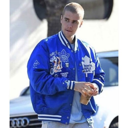 Toronto Maple Leafs Justin Bieber Jacket - Image 7