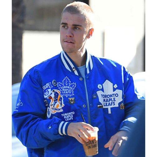 Toronto Maple Leafs Justin Bieber Jacket - Image 8