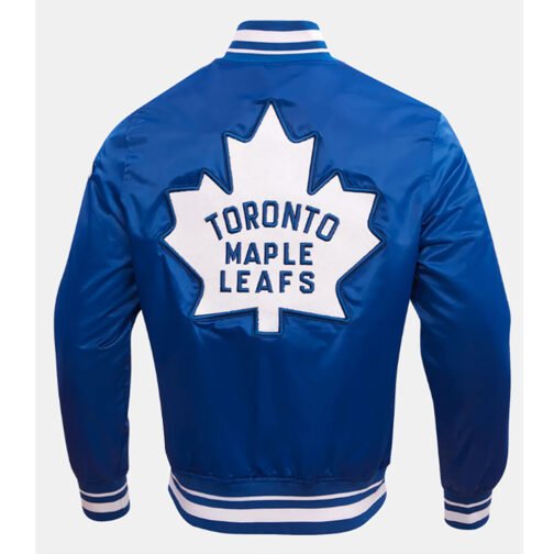 Toronto Maple Leafs Retro Classic Rib Jacket - Image 4
