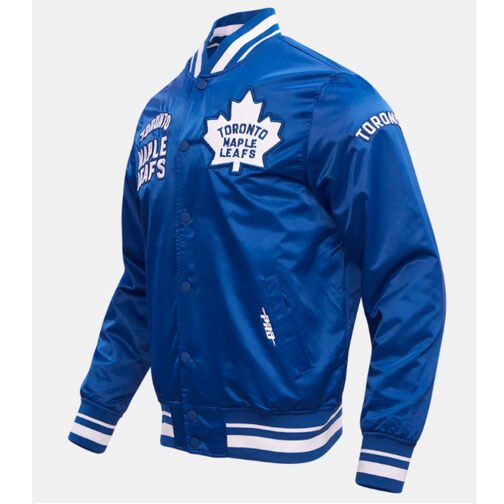 Toronto Maple Leafs Retro Classic Rib Jacket - Image 6