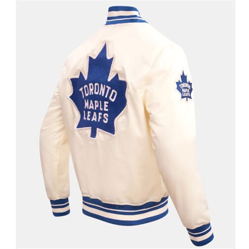 Toronto Maple Leafs Retro Classic Rib Jacket - Image 7