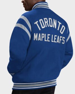 Toronto Maple Leafs Tailback Blue Varsity Jacket