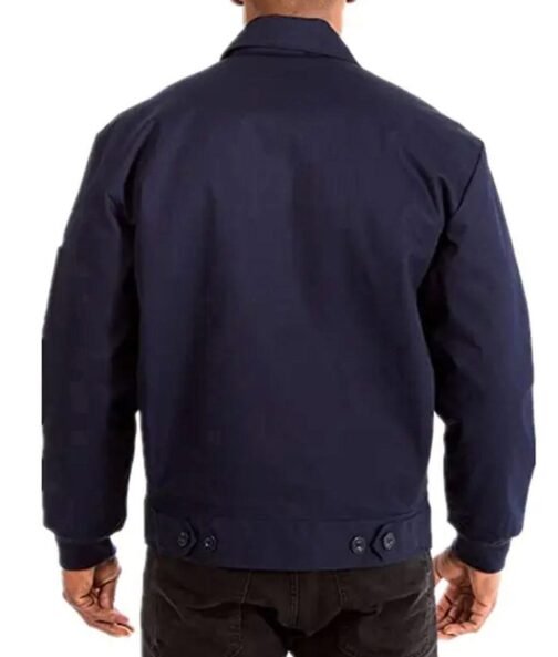 Toronto Maple Leafs Workwear Navy Cotton Jacket - Image 2