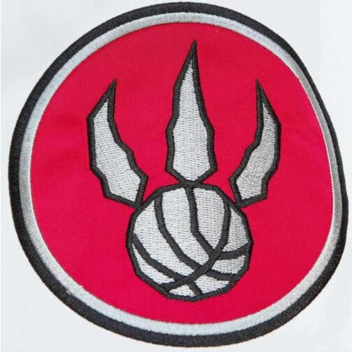 Toronto Raptors City Collection White Varsity Satin Jacket - Image 5