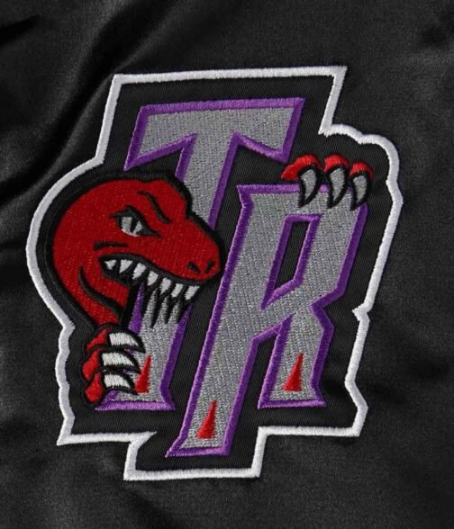 Toronto Raptors Hardwood Purple and Black Full-Snap Jacket - Image 4