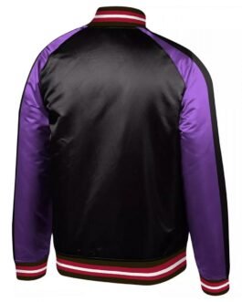 Toronto Raptors Hardwood Purple and Black Full-Snap Jacket