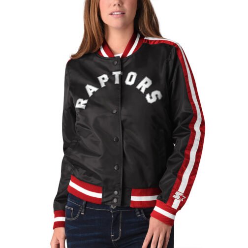 Toronto Raptors Home Town Satin Jacket - Image 2