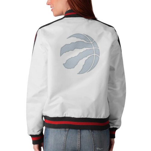 Toronto Raptors Home Town Satin Jacket - Image 3
