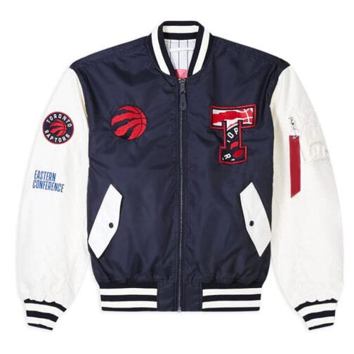 Toronto Raptors New Era Bomber Jacket - Image 2