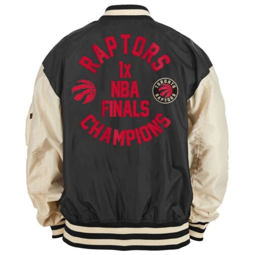 Toronto Raptors New Era Bomber Jacket - Image 3