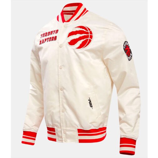 Toronto Raptors Retro Classic Rib Jacket - Image 4