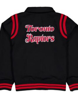 Toronto Raptors Sport Night Teddy Varsity Jacket