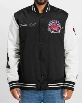 Toronto Raptors Team Origins Varsity Satin Jacket