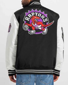 Toronto Raptors Team Origins Varsity Satin Jacket